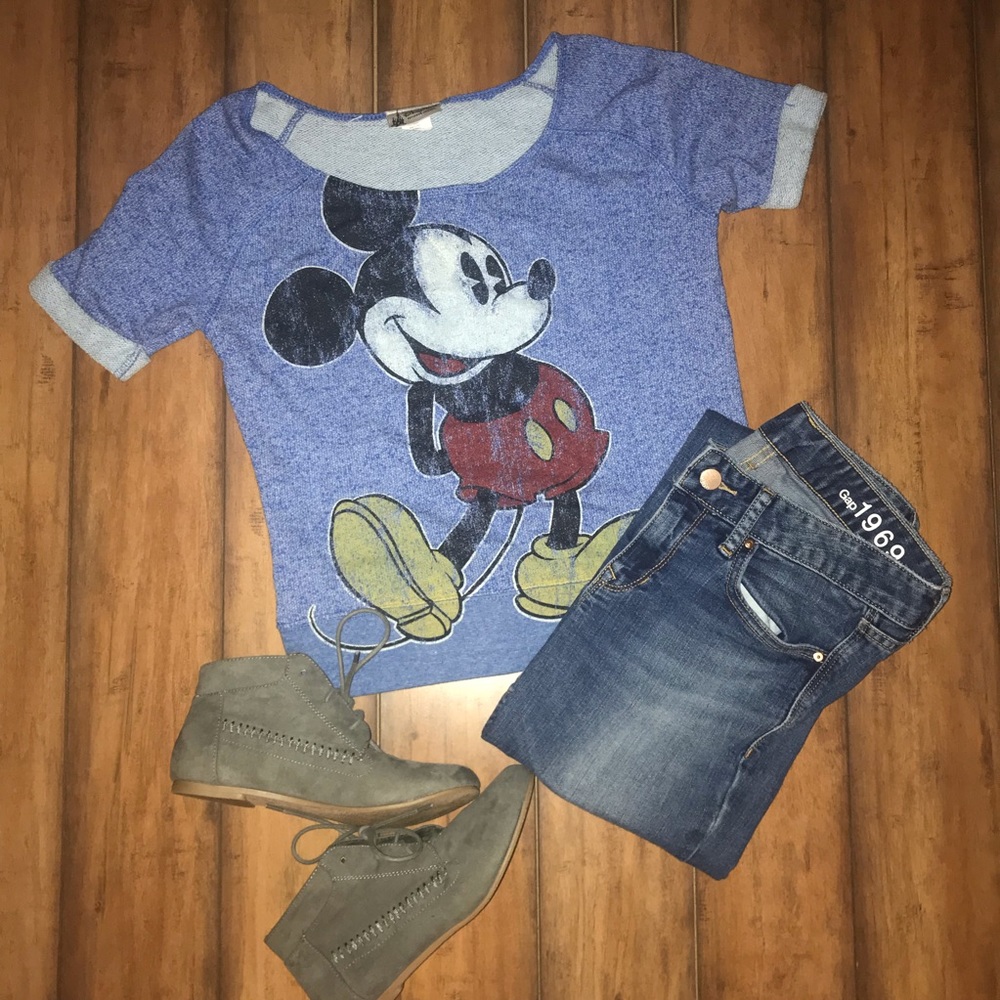 Women's Disney Park Mickie Short Sleeve Top